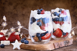 Red, White, and Blue Trifle