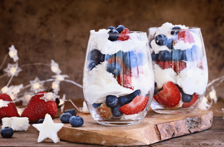 Red, White, and Blue Trifle