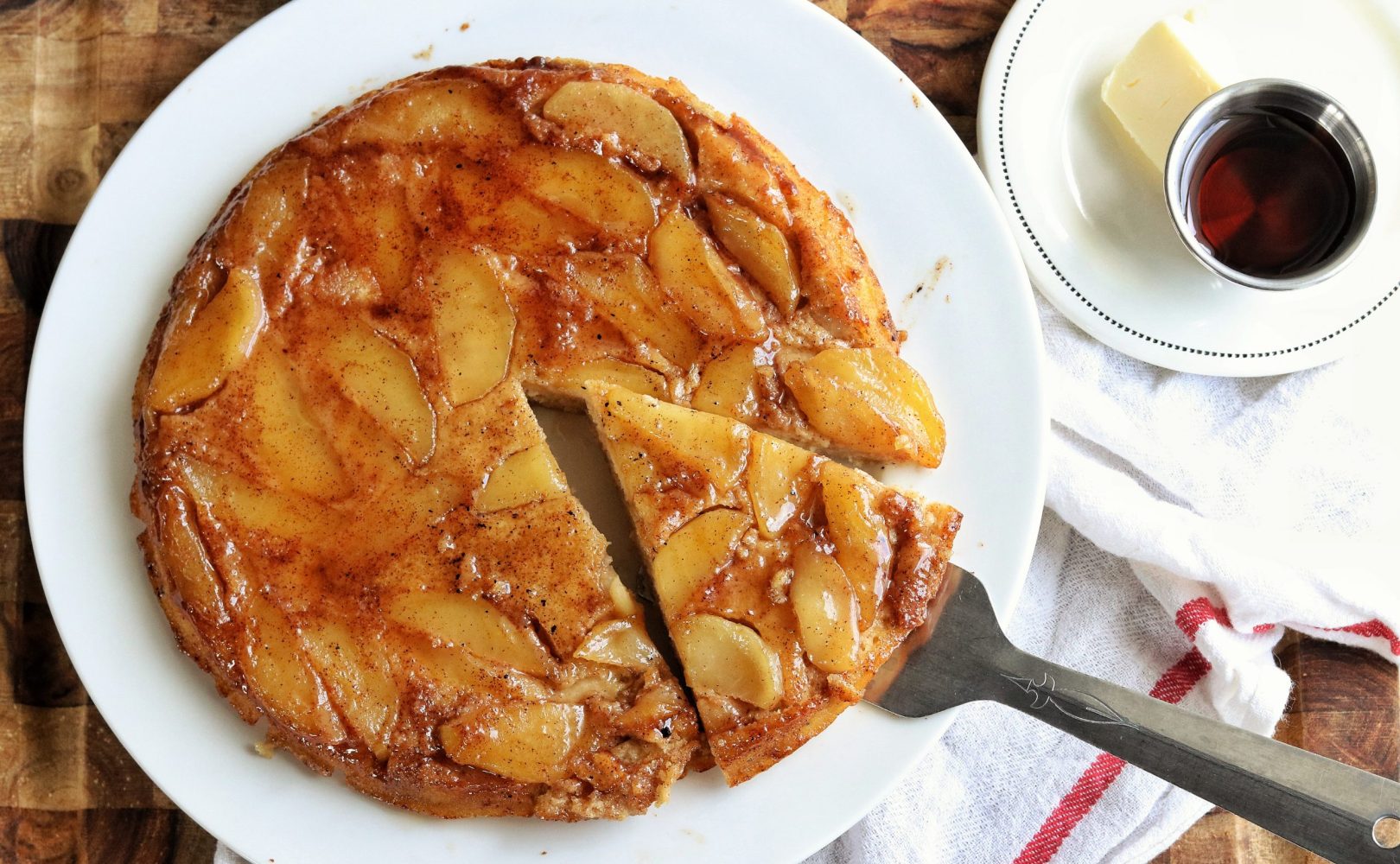 HFP - Upside Down Apple Skillet Pancake
