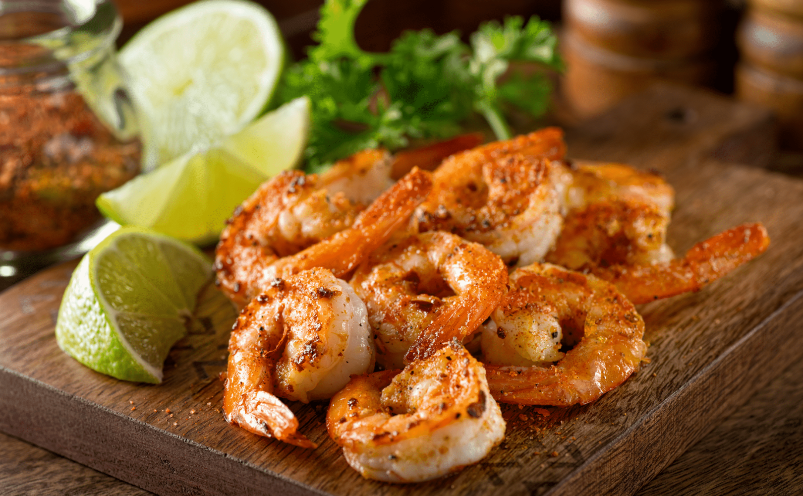 Cajun lime grilled shrimps