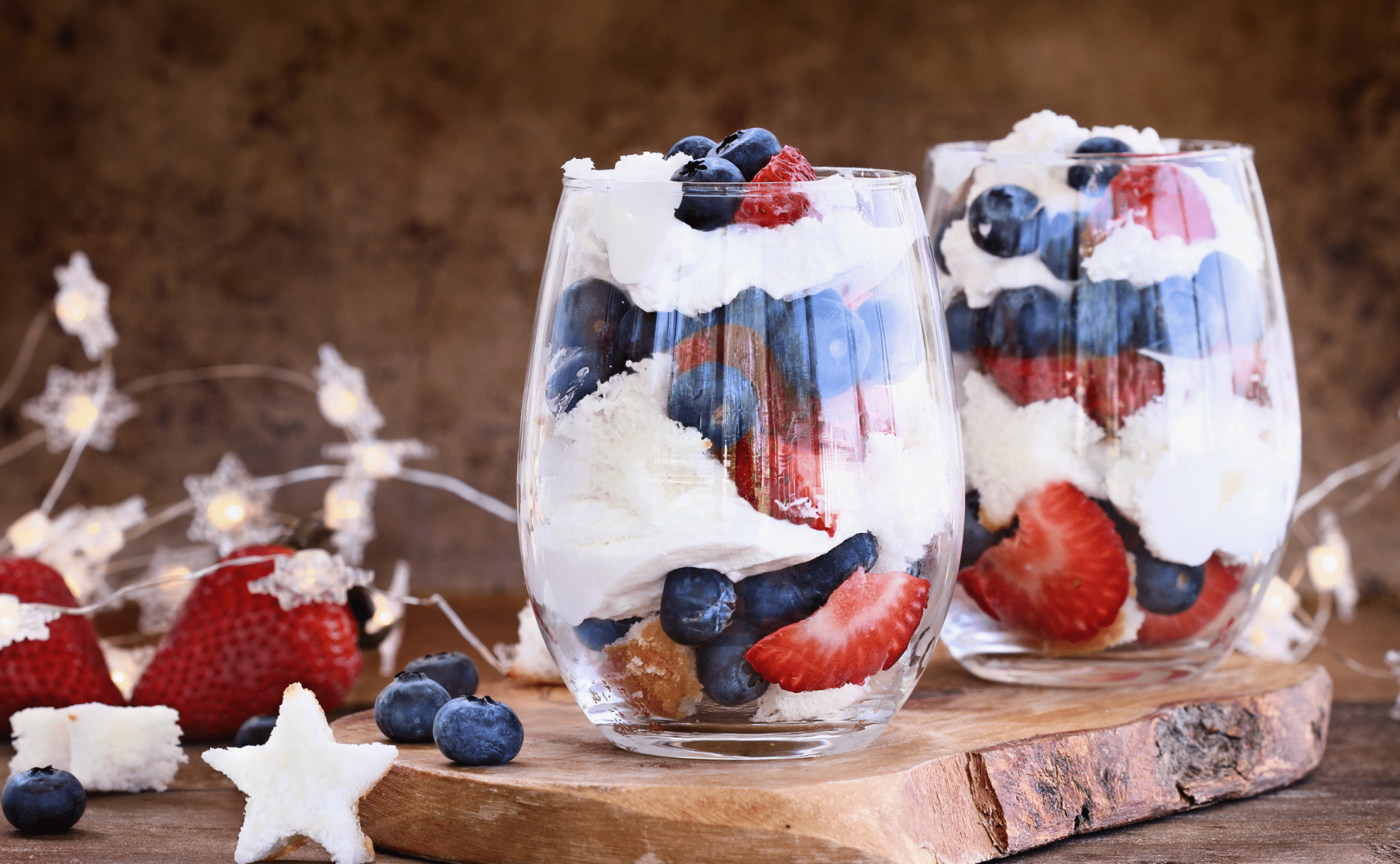 Red, White, and Blue Trifle